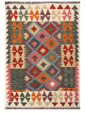 Maimana Afghanistan Kilim Rug - 145 x102 cm - Handmade