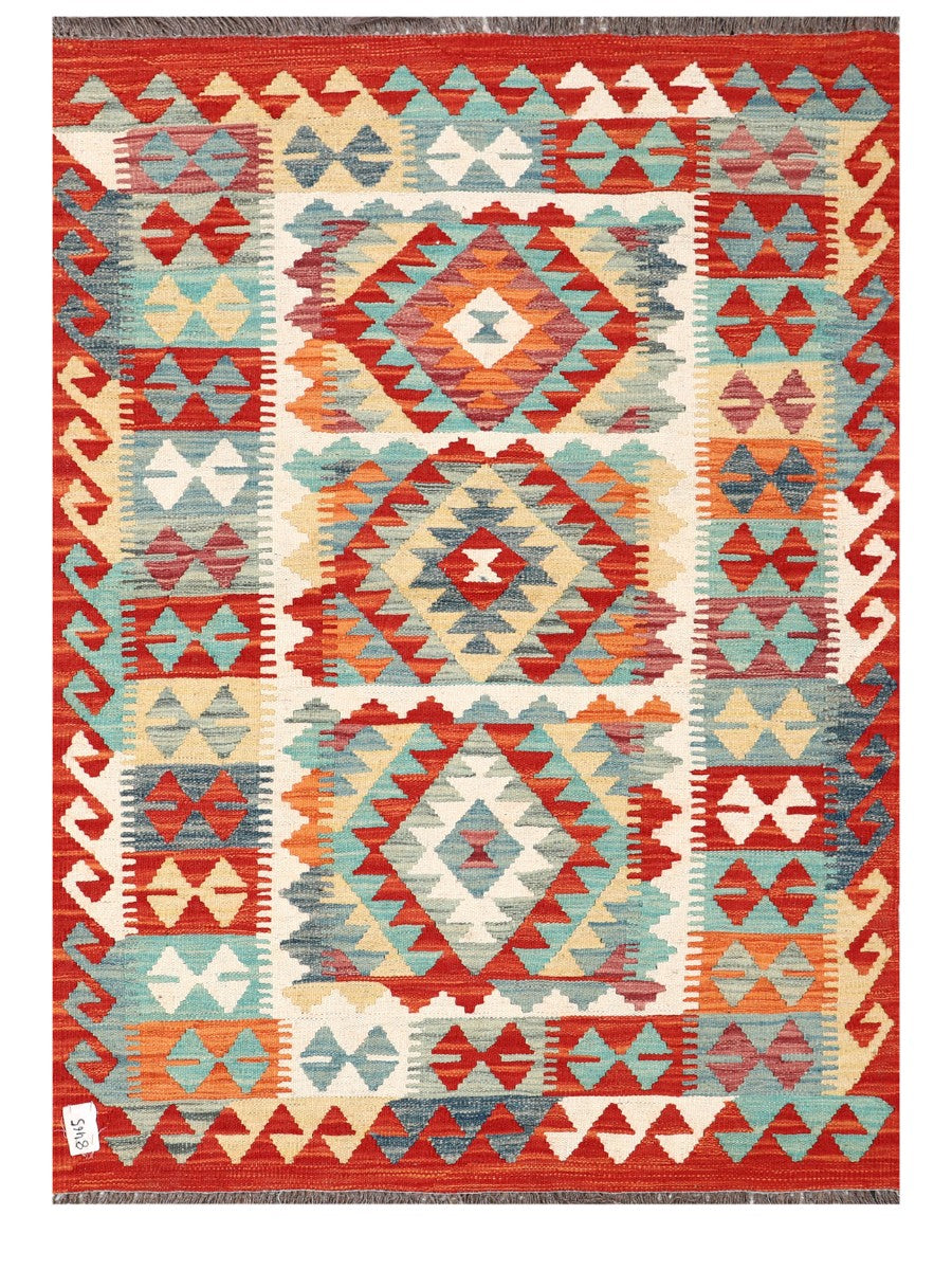Maimana Afghanistan Kilim Rug - 150 x107 cm - Handmade
