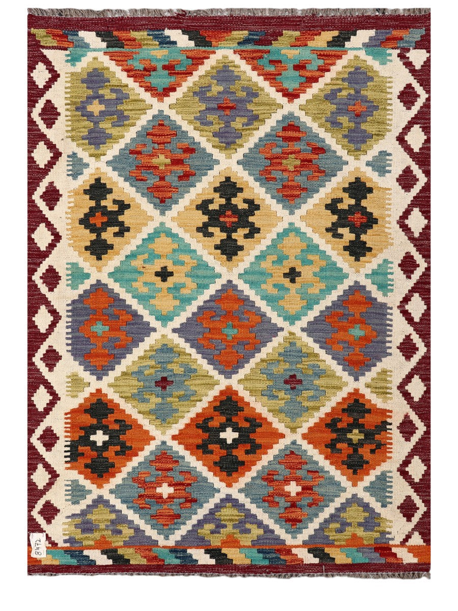 Maimana Afghanistan Kilim Rug - 146 x103 cm - Handmade