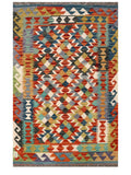 Maimana Afghanistan Kilim Rug - 158 x101 cm - Handmade