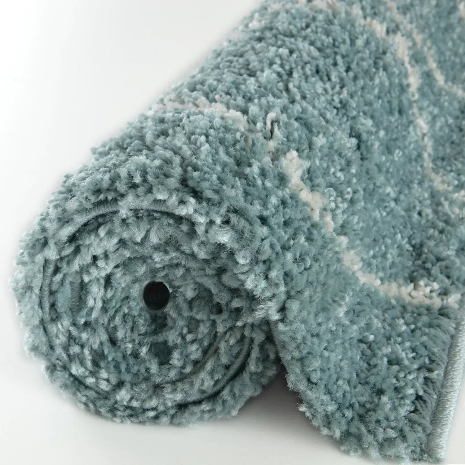 850MoroccanDuckEggBlueShaggyRug-7 - Bobobiy