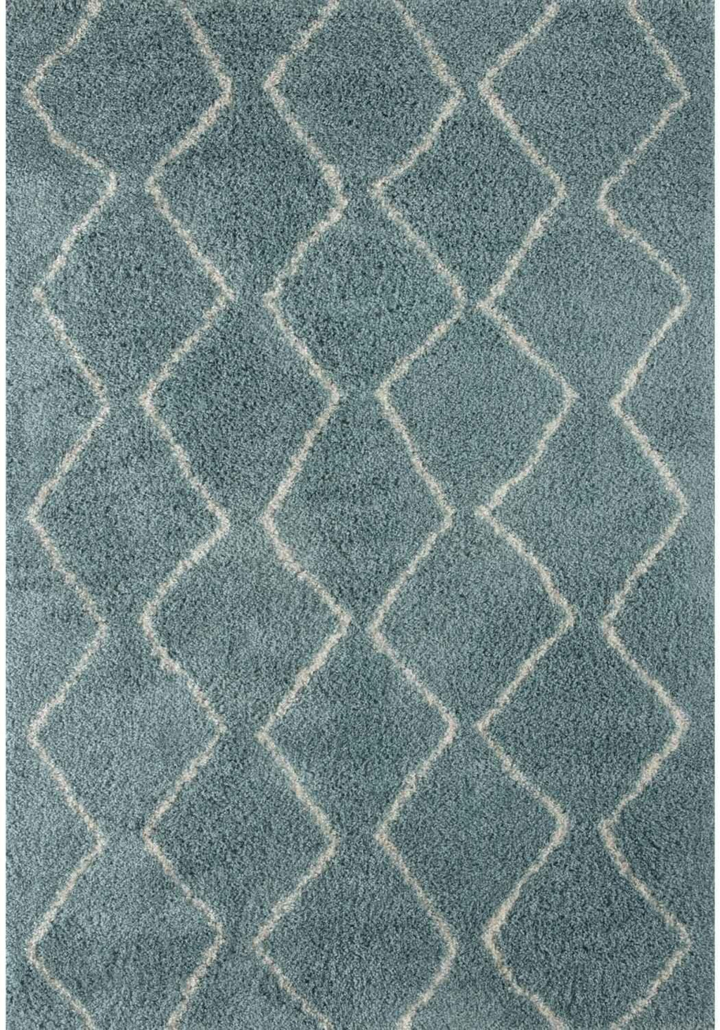 850MoroccanDuckEggBlueShaggyRug - Bobobiy