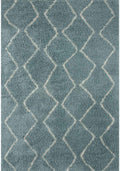 850MoroccanDuckEggBlueShaggyRug - Bobobiy