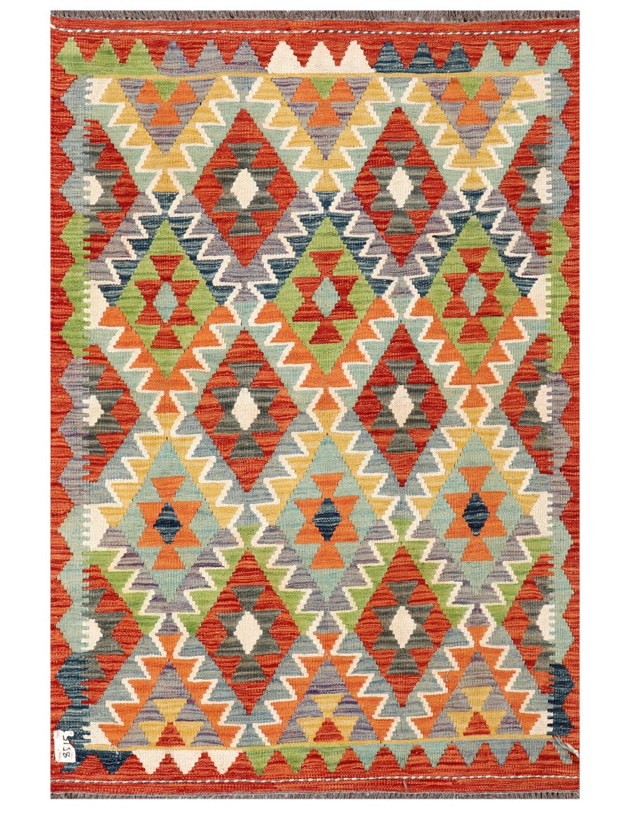 Maimana Afghanistan Kilim Rug - 150 x100 cm - Handmade