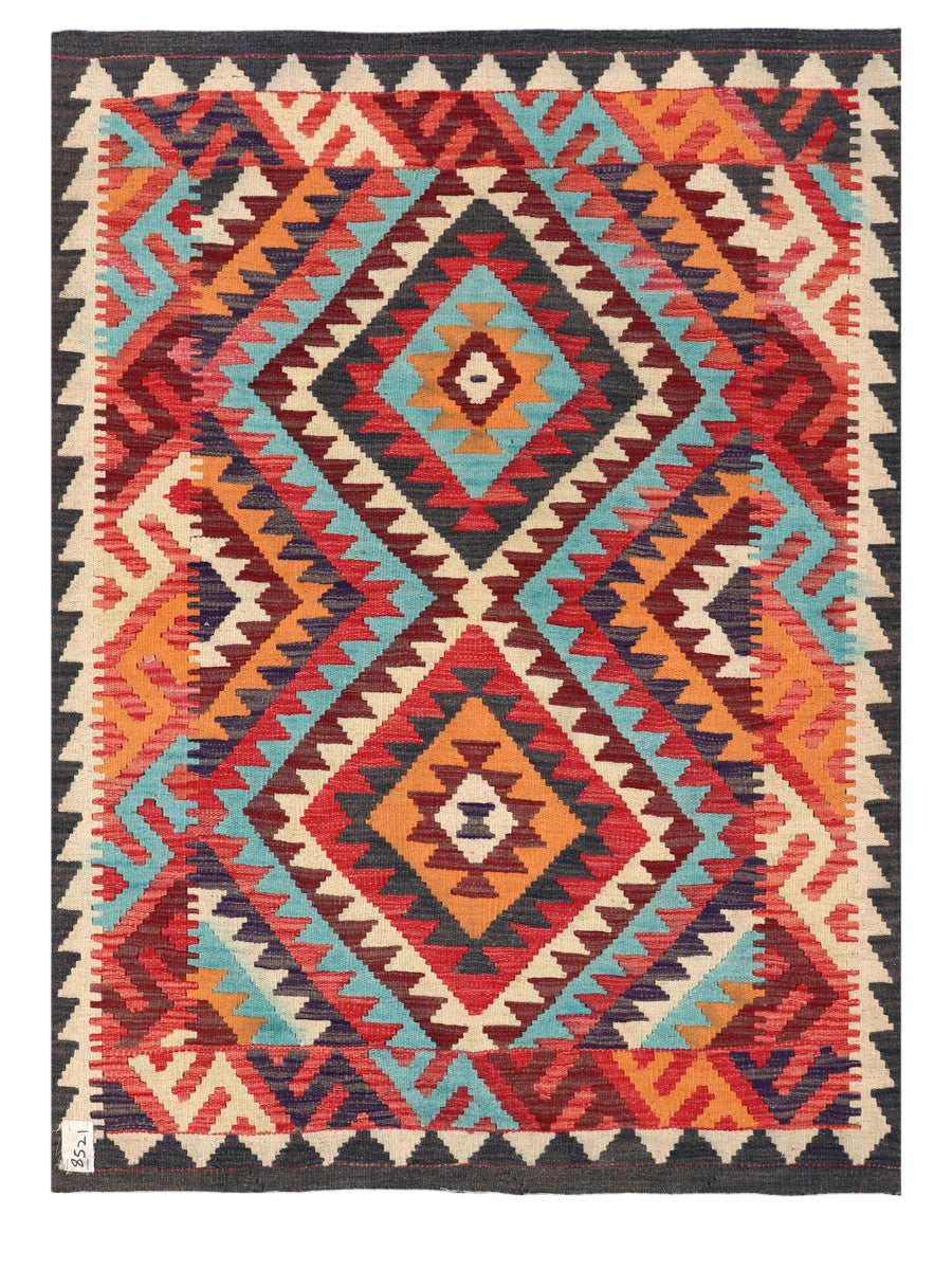 Maimana Afghanistan Kilim Rug - 148 x106 cm - Handmade