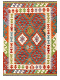 Maimana Afghanistan Kilim Rug - 141 x102 cm - Handmade