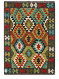 Maimana Afghanistan Kilim Rug - 148 x103 cm - Handmade