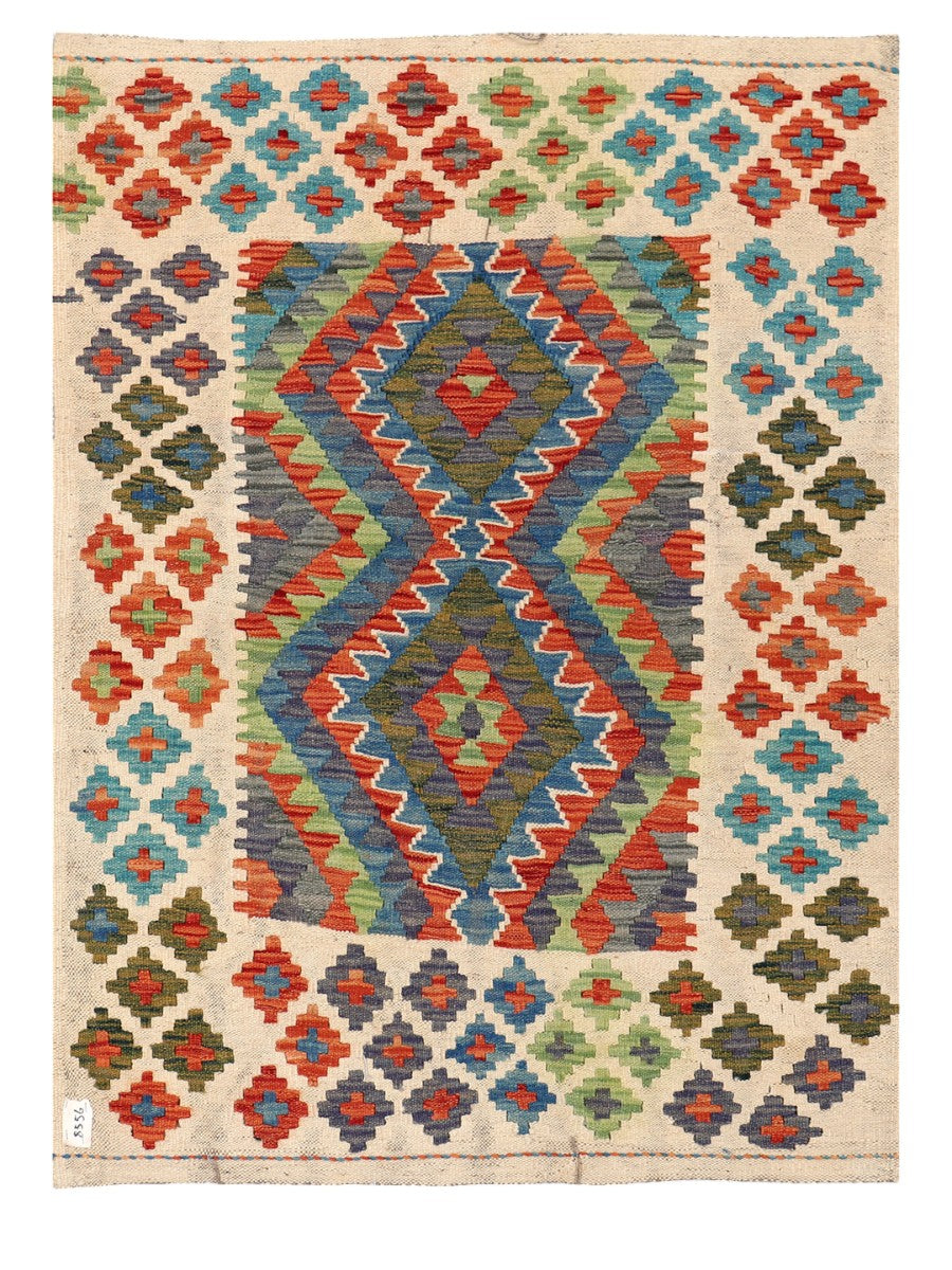 Maimana Afghanistan Kilim Rug - 150 x107 cm - Handmade