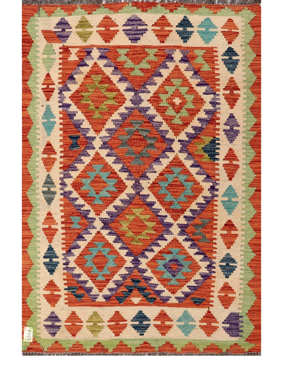 Maimana Afghanistan Kilim Rug - 151 x101 cm - Handmade