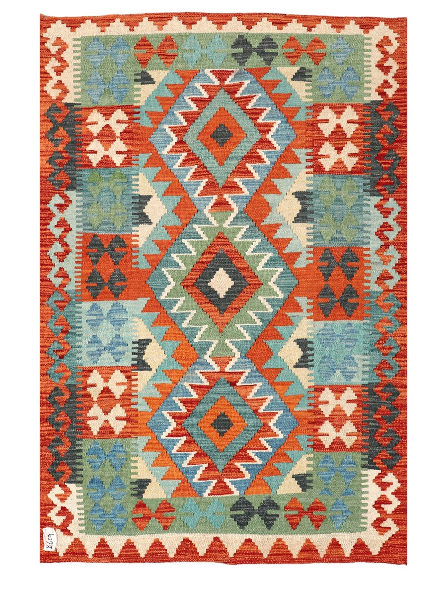 Maimana Afghanistan Kilim Rug - 148 x97 cm - Handmade
