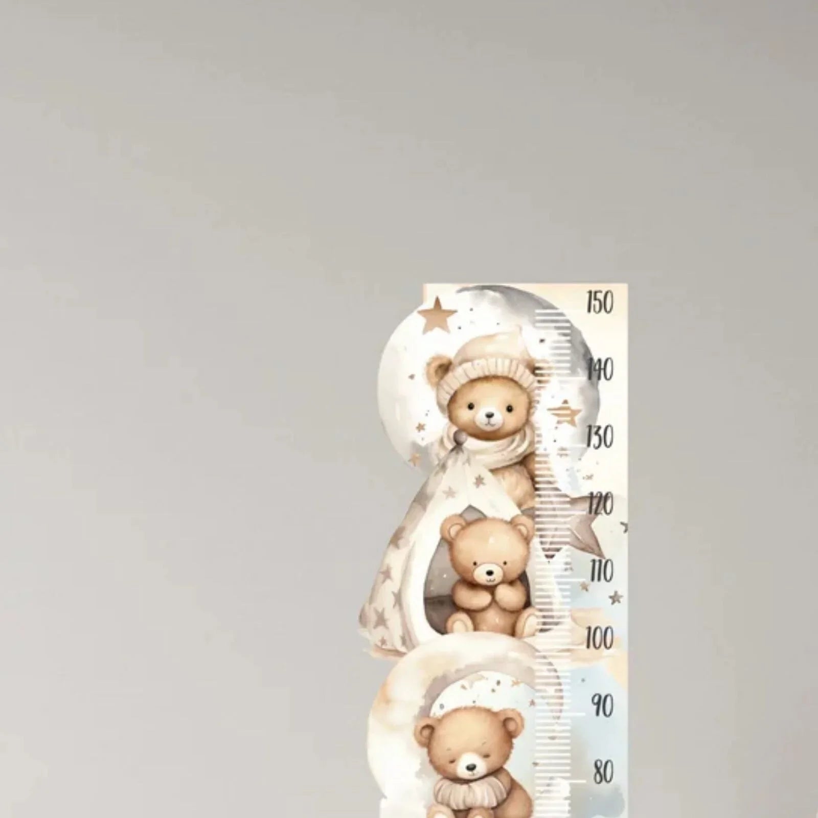 Live Vida Sleeping Bear Height Chart Sticker