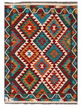 Maimana Afghanistan Kilim Rug - 141 x100 cm - Handmade