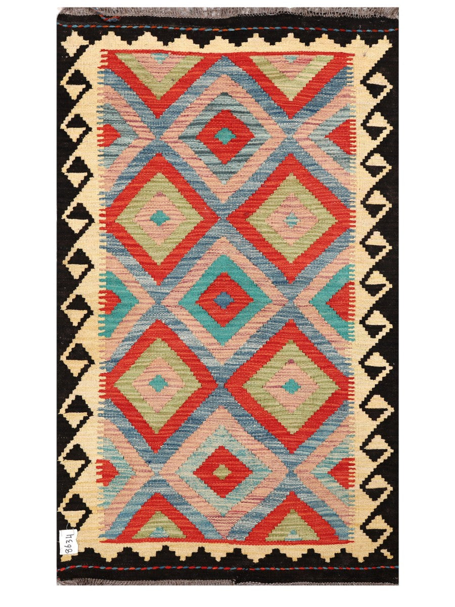 Maimana Afghanistan Kilim Rug - 135 x 80 cm - Handmade