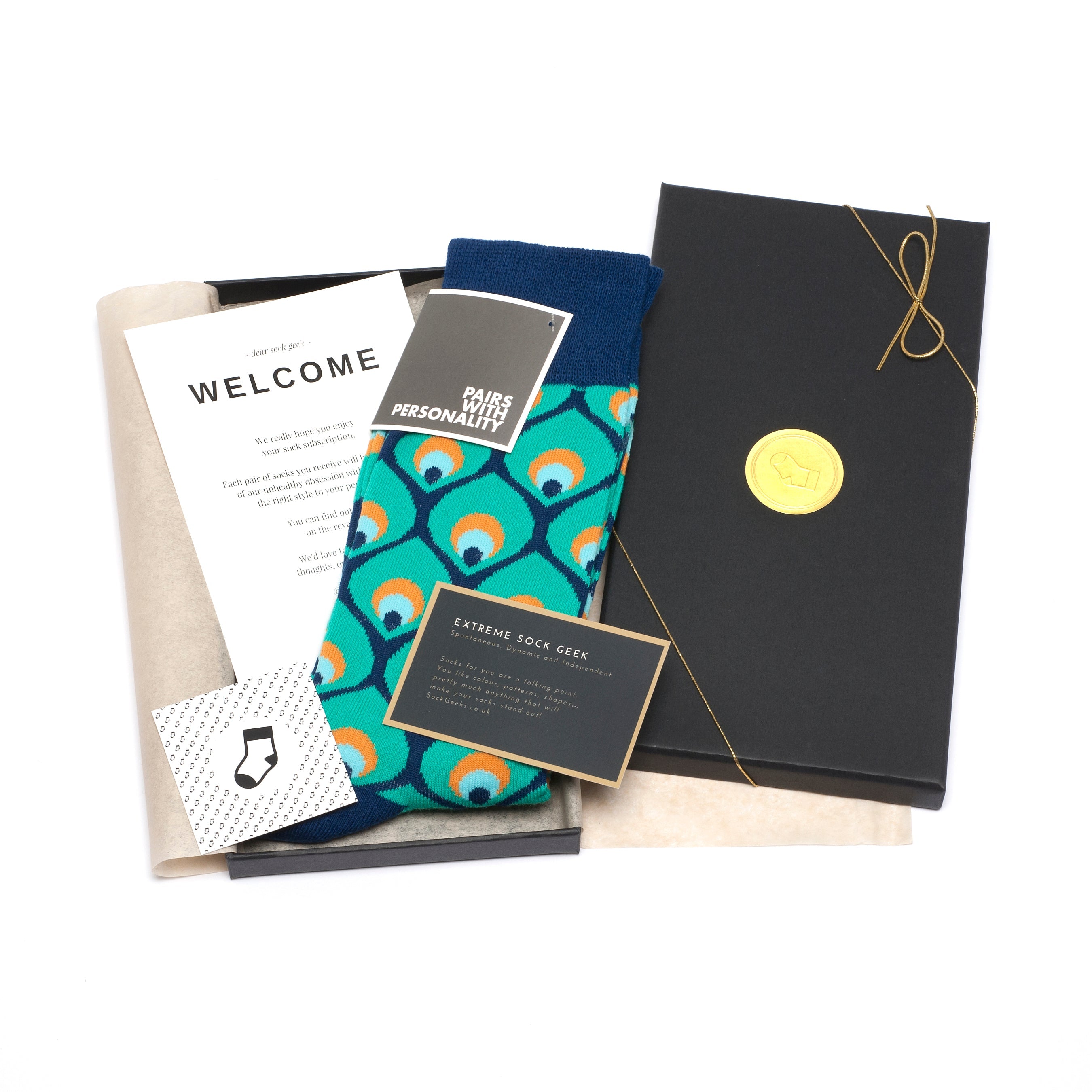 Organics Collection - Peacock Socks