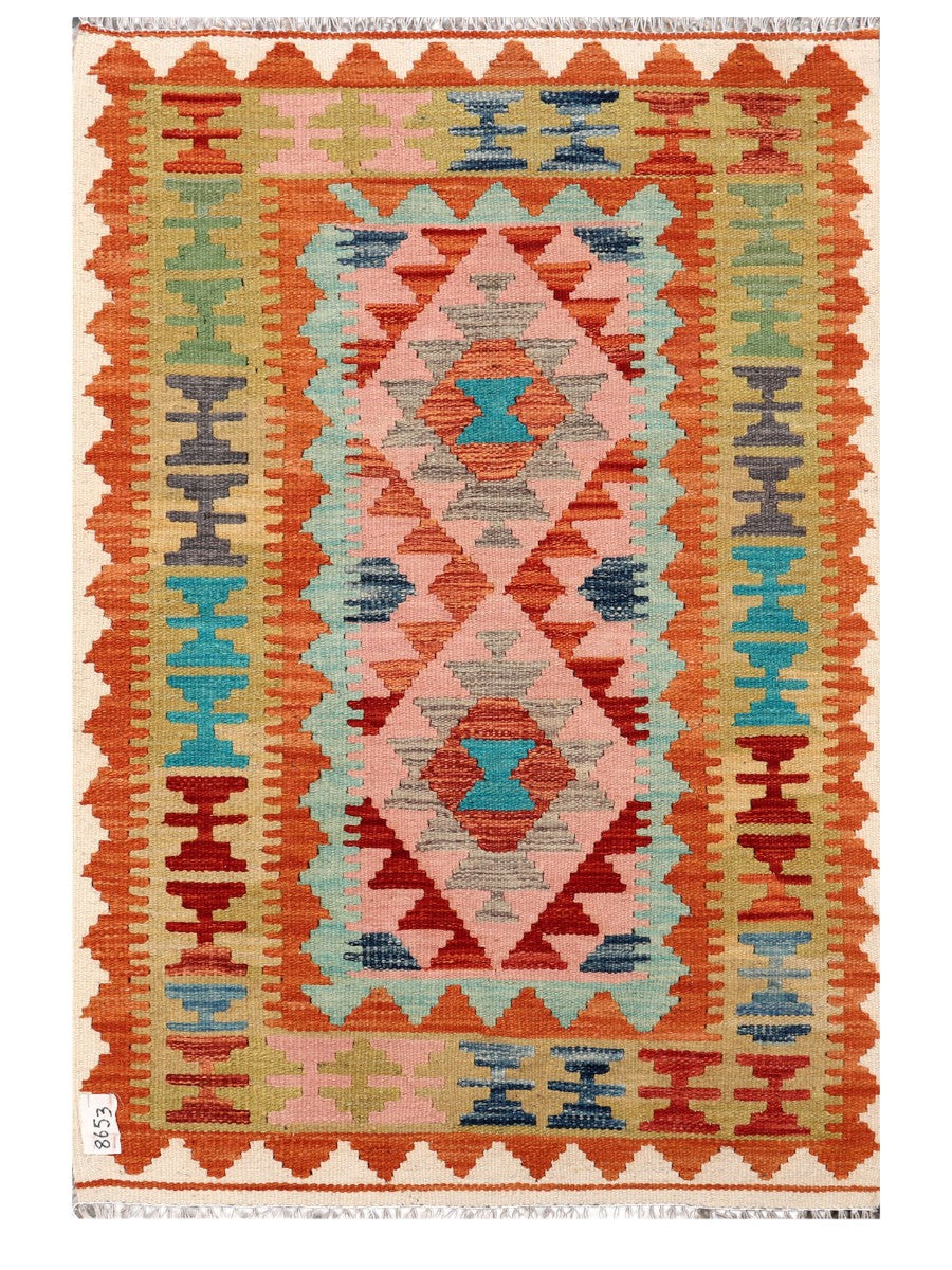 Maimana Afghanistan Kilim Rug - 119 x 80 cm - Handmade