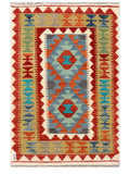 Maimana Afghanistan Kilim Rug - 122 x 81 cm - Handmade