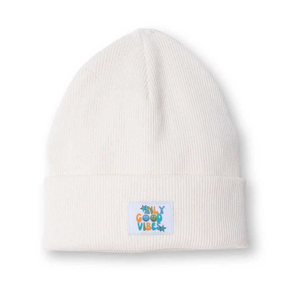 HelloBaby Beanie - Ecru