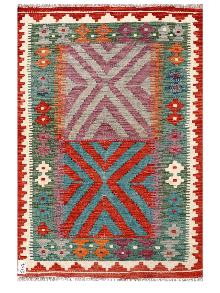 Maimana Afghanistan Kilim Rug - 120 x 80 cm - Handmade