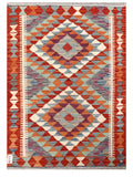 Maimana Afghanistan Kilim Rug - 112 x 87 cm - Handmade
