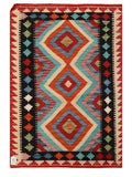 Maimana Afghanistan Kilim Rug - 123 x 83 cm - Handmade