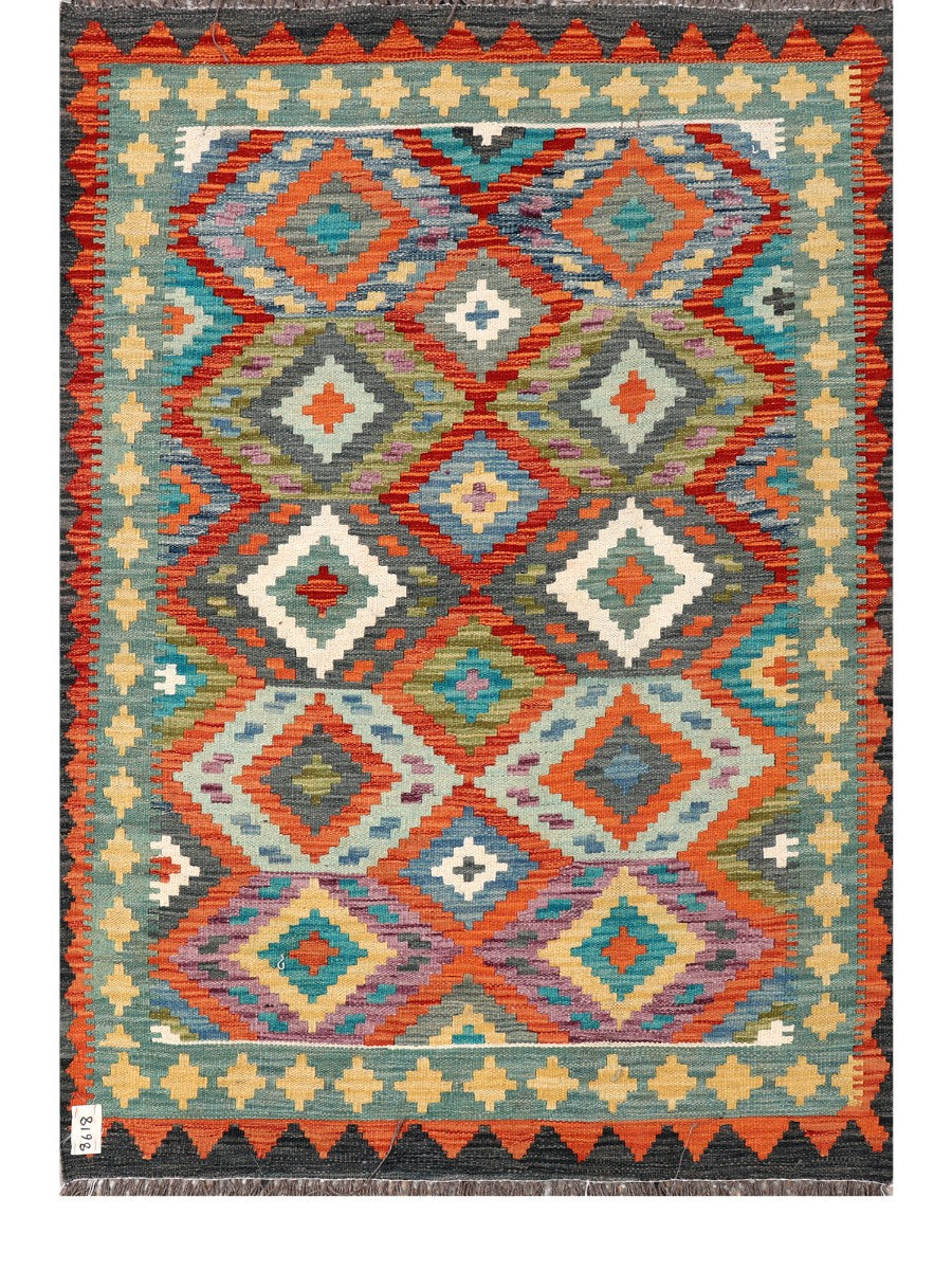 Maimana Afghanistan Kilim Rug - 149 x104 cm - Handmade