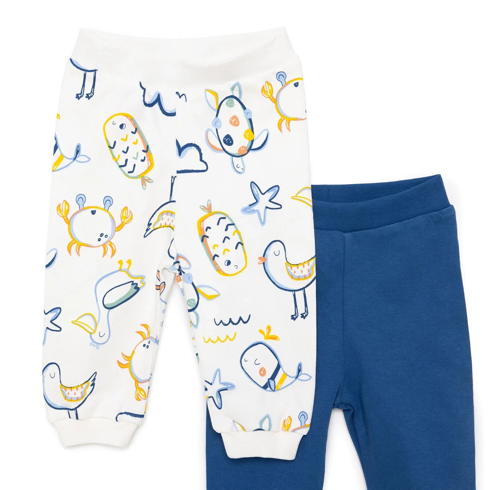 HelloBaby Basic Boy Joggers 2 pcs - Navy Blue