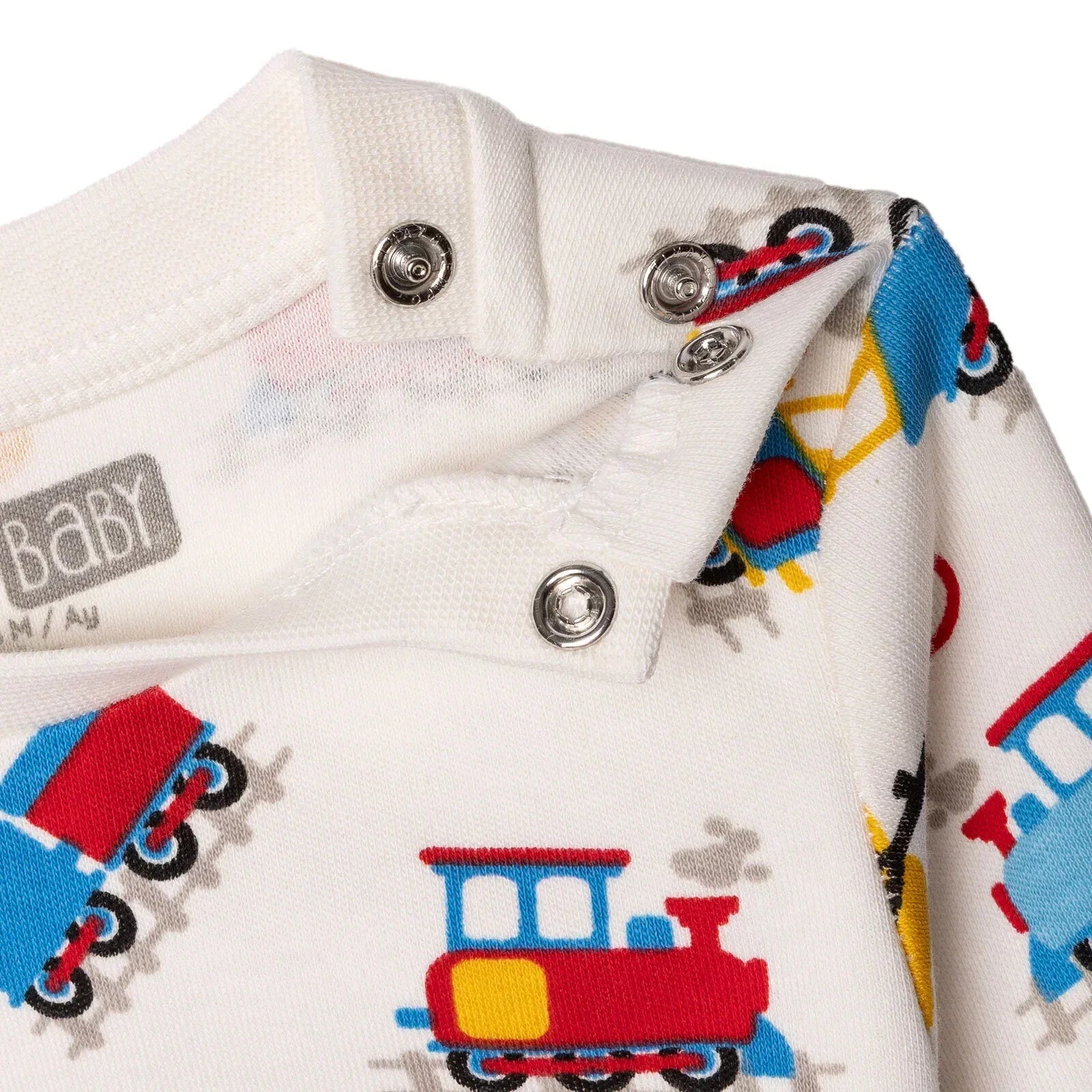 HelloBaby Christmas Baby Boy Long Sleeve Pyjamas Set - Ecru - Bobobiy