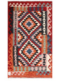 Maimana Afghanistan Kilim Rug - 132 x 77 cm - Handmade