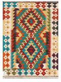 Maimana Afghanistan Kilim Rug - 105 x 76 cm - Handmade