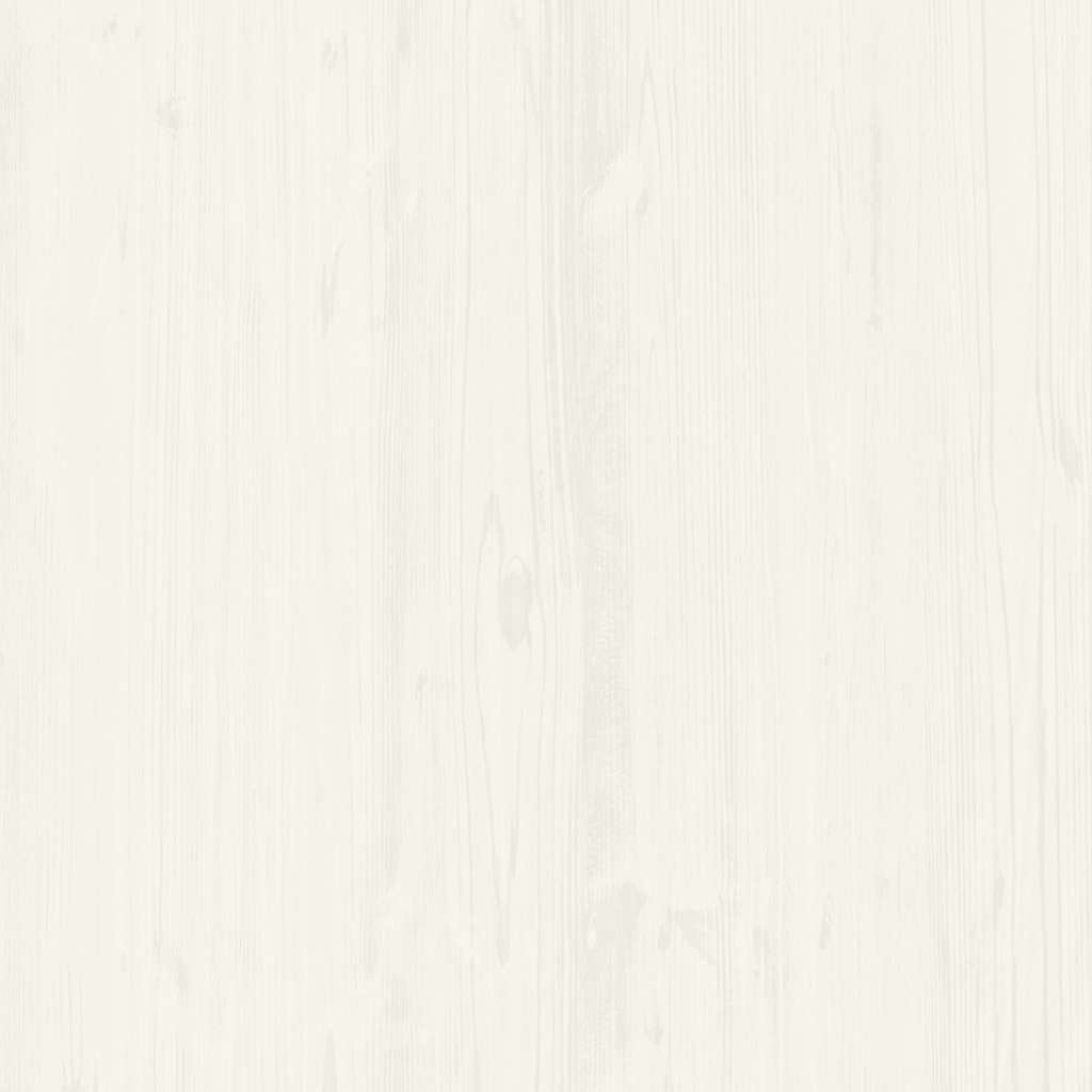 Bookcase VIGO White 85x35x170 cm Solid Wood Pine