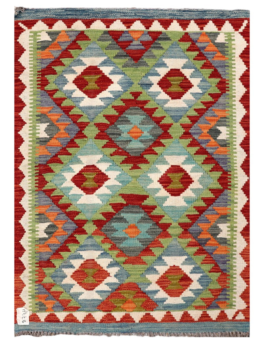 Maimana Afghanistan Kilim Rug - 117 x 83 cm - Handmade