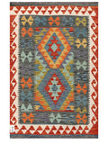 Maimana Afghanistan Kilim Rug - 125 x 81 cm - Handmade