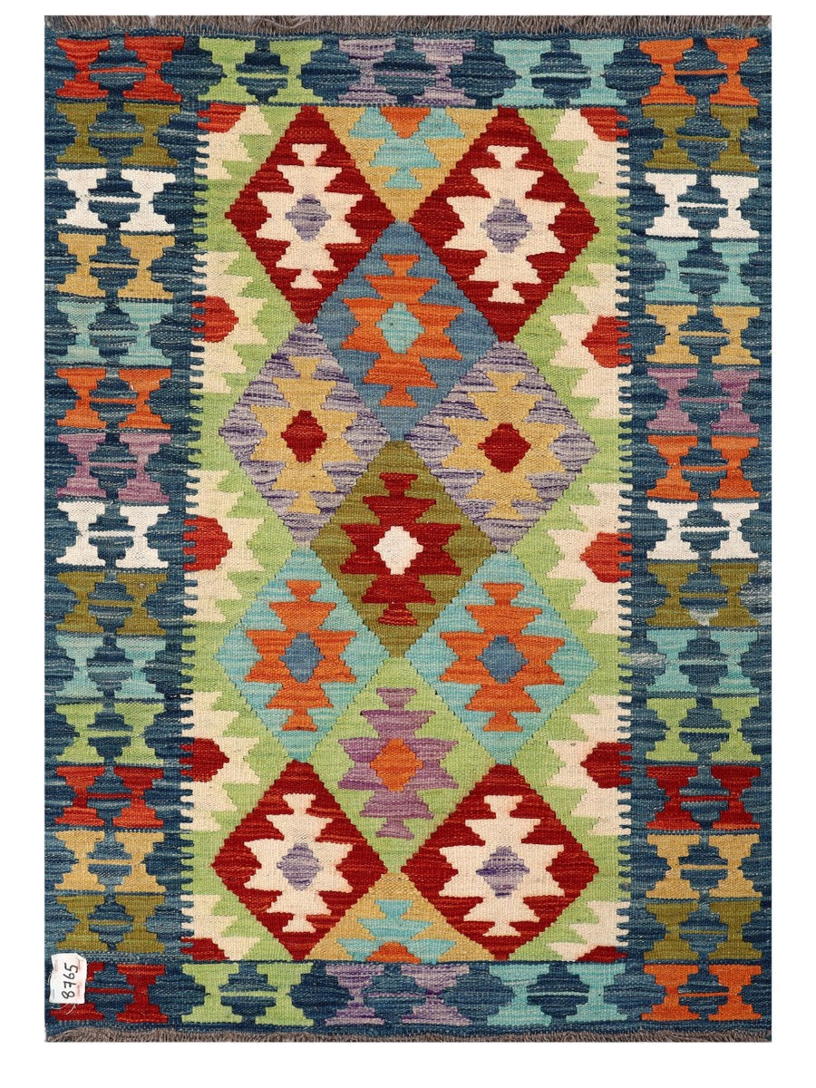 Maimana Afghanistan Kilim Rug - 120 x 85 cm - Handmade