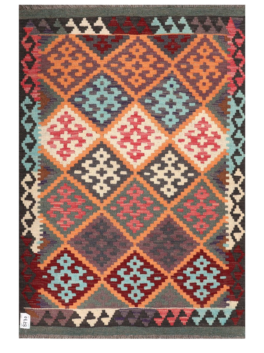 Maimana Afghanistan Kilim Rug - 125 x 85 cm - Handmade