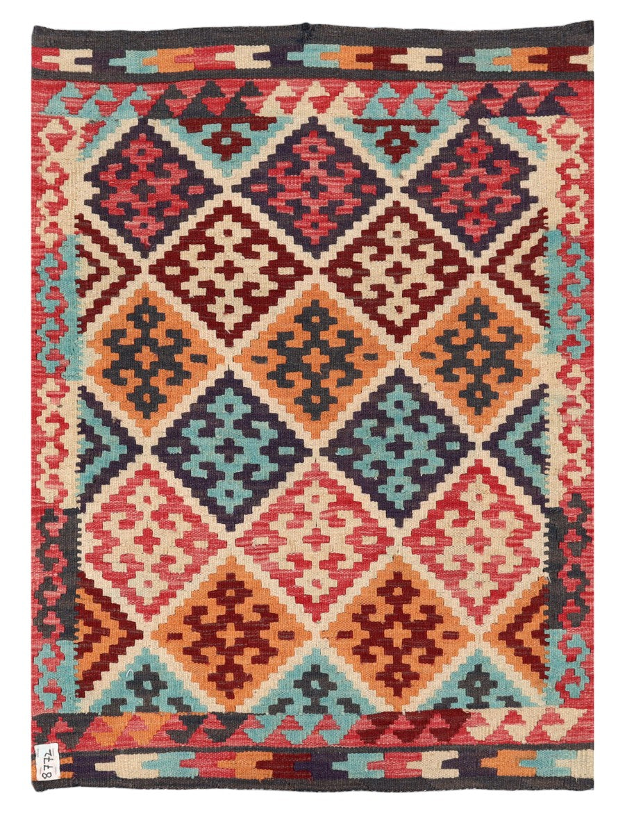 Maimana Afghanistan Kilim Rug - 127 x 91 cm - Handmade