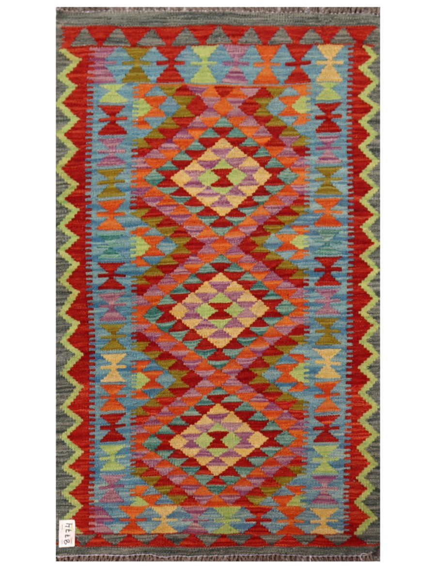 Maimana Afghanistan Kilim Rug - 128 x 75 cm - Handmade