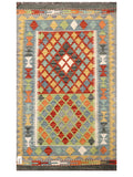 Maimana Afghanistan Kilim Rug - 133 x 79 cm - Handmade