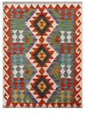Maimana Afghanistan Kilim Rug - 119 x 89 cm - Handmade