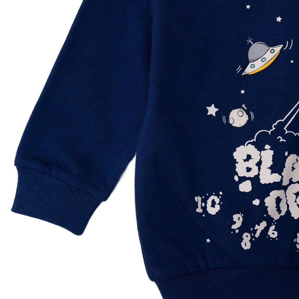 HelloBaby Basic Baby Boy Sweatshirt - Navy Blue