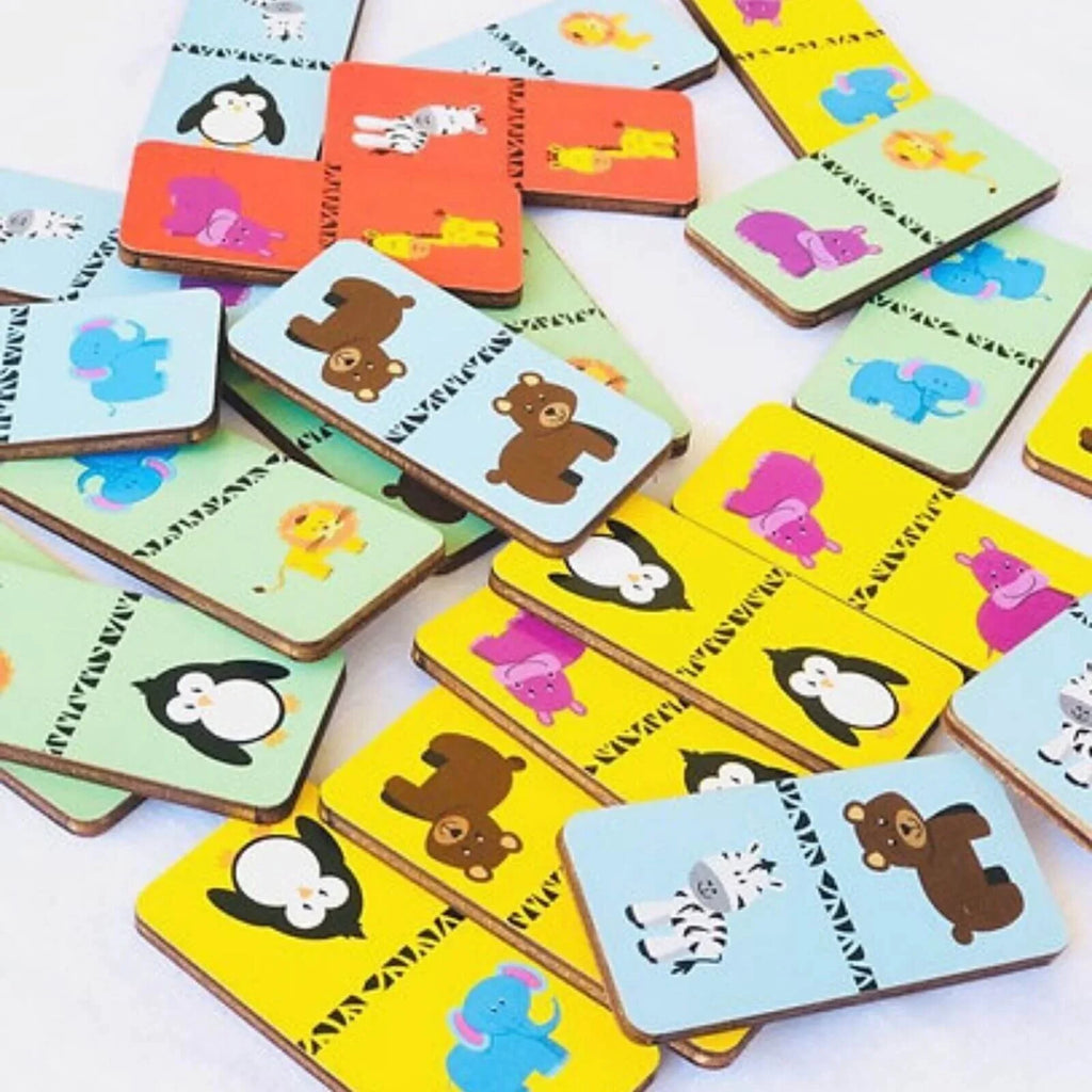 Rossie Wood Matching Game-Domino