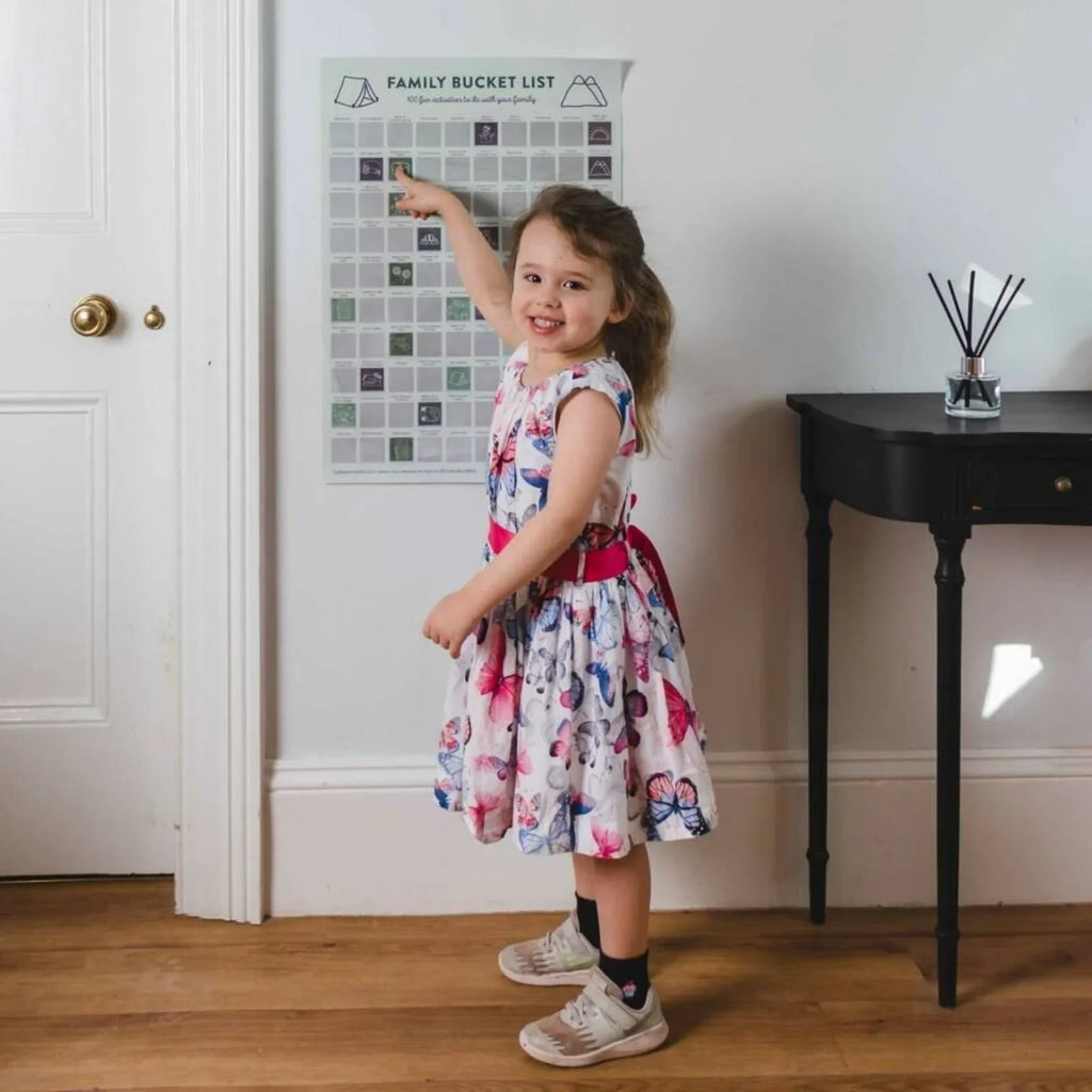 Toddle born Wild A2 Bucket List Poster - Scandi Design