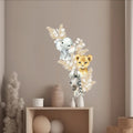 Live Vida Baby Safari Wall Sticker Elephant & Lion & Zebra 3 pcs