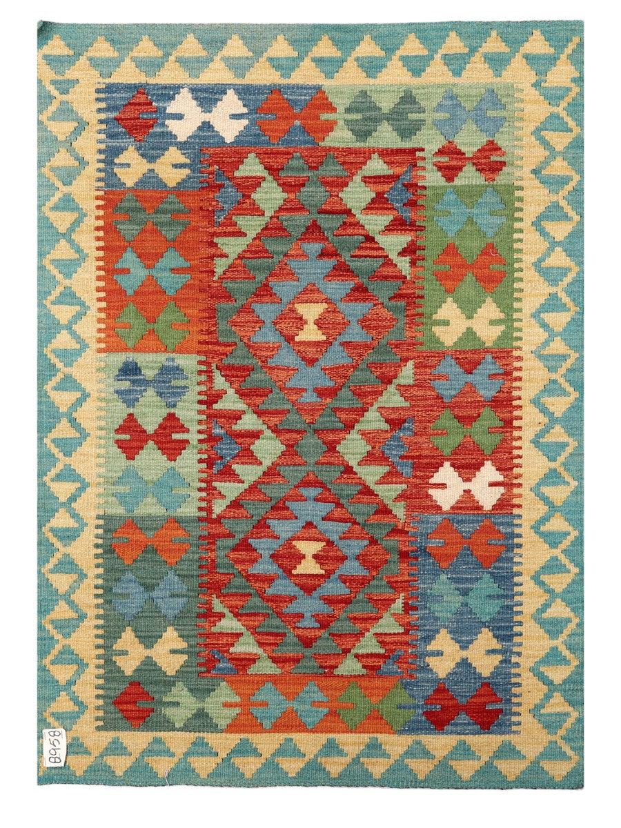 Maimana Afghanistan Kilim Rug - 123 x 86 cm - Handmade