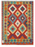Maimana Afghanistan Kilim Rug - 111 x 80 cm - Handmade