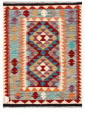Maimana Afghanistan Kilim Rug - 105 x 78 cm - Handmade