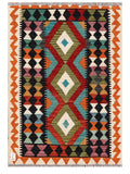 Maimana Afghanistan Kilim Rug - 119 x 83 cm - Handmade