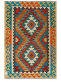 Maimana Afghanistan Kilim Rug - 127 x 86 cm - Handmade