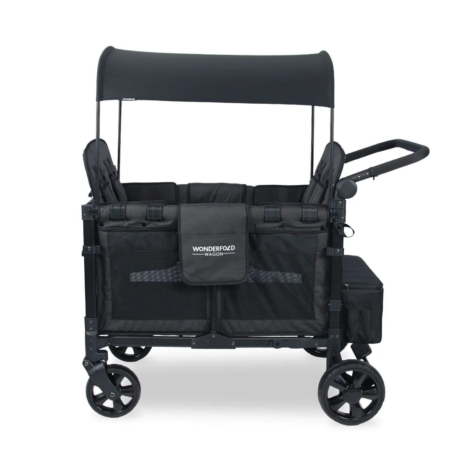 Wonderfold Wagon W4 Elite Quad Stroller Wagon - Volcanic Black