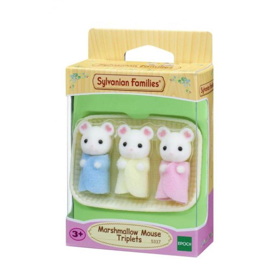 Sylvanian Families Marshmallow Triplets Toy Playset for Ages 3 and Up