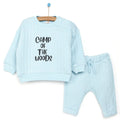 Tuffy Sweatshirt- Footless Bottom - Light Blue - Bobobiy